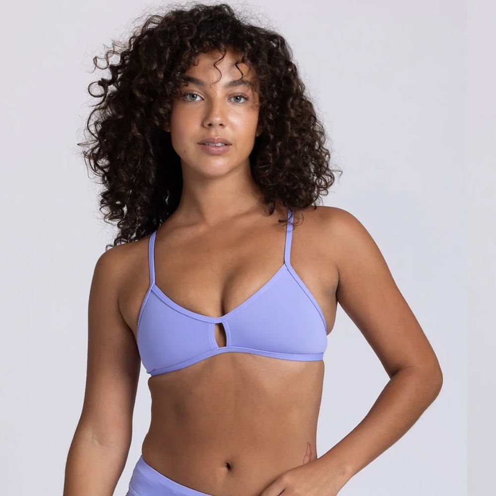 JOLYN Vent Bikini top- Lavender